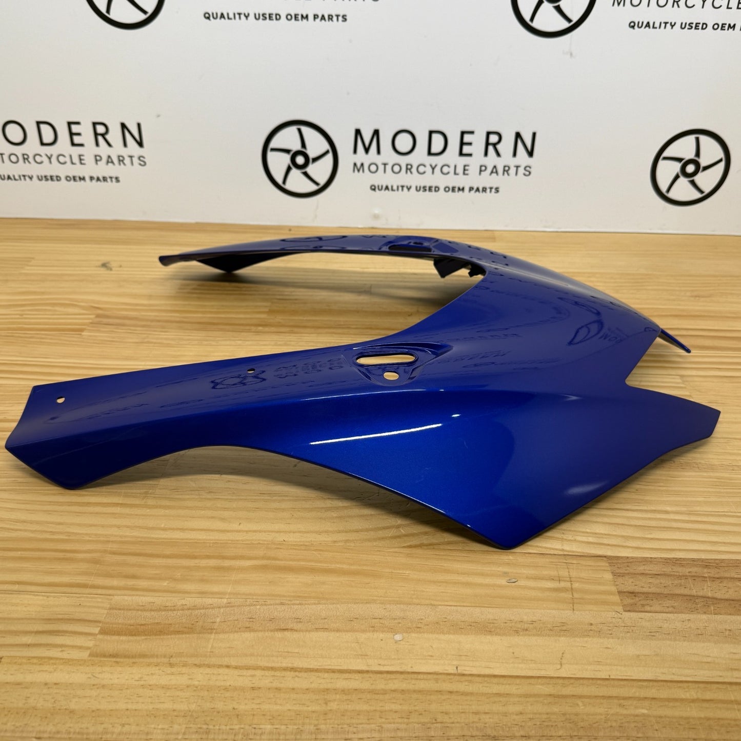 Yamaha YZF-R6 2017+ Front Upper Fairing Blue BN6-Y2835G-W0-P1 Genuine OEM