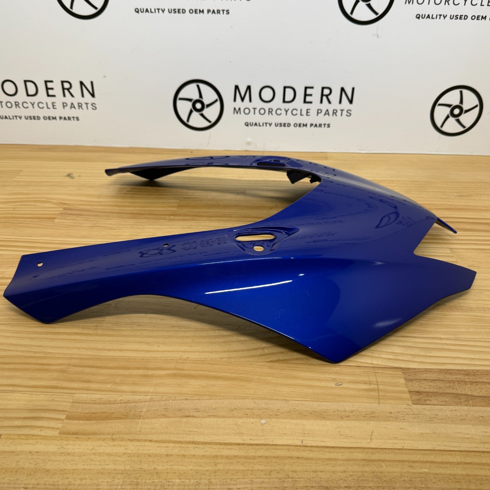 Yamaha YZF-R6 2017+ Front Upper Fairing Blue BN6-Y2835G-W0-P1 Genuine OEM