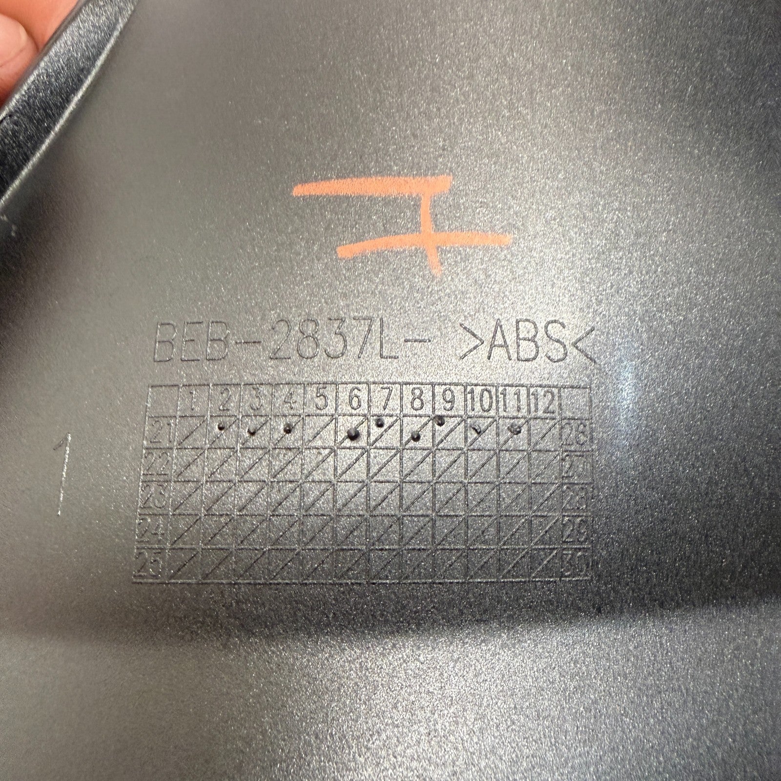 Yamaha YZF-R7 2022-2025 Left Upper Infill Panel Black BEB-2837L-00-P1 Genuine OE