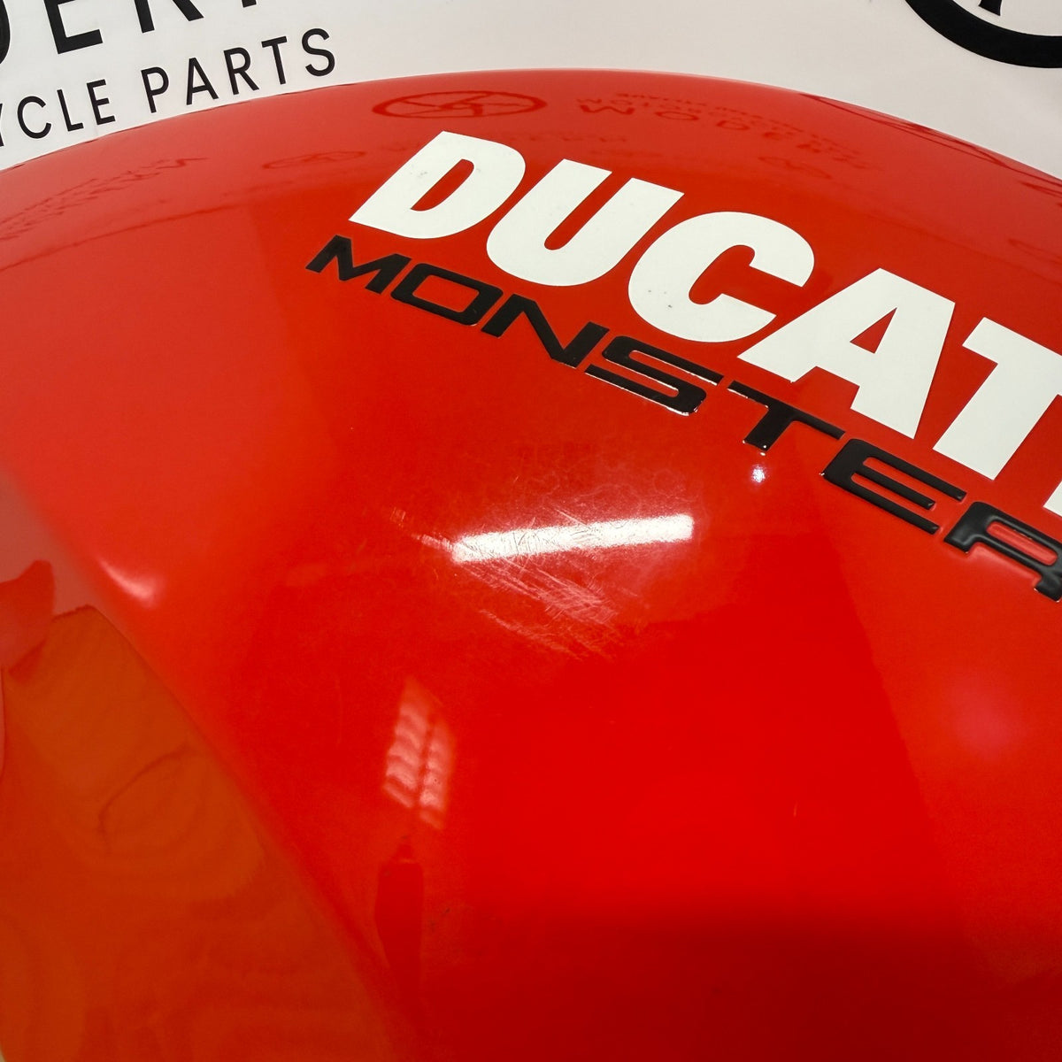 Ducati Monster 696 796 1100 Right Tank Fairing Rosso GP 48032591B Genuine OEM