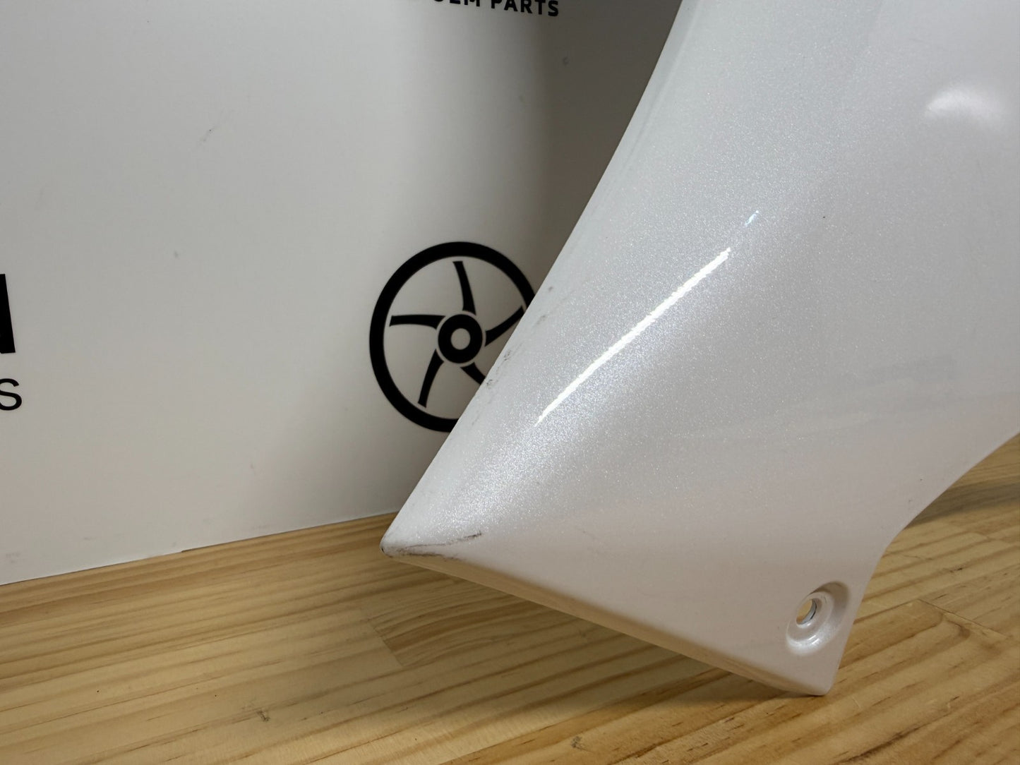 Yamaha YZF-R6 2017-2024 Left Outer Fairing White BN6-W283U-00-P0 Genuine OEM