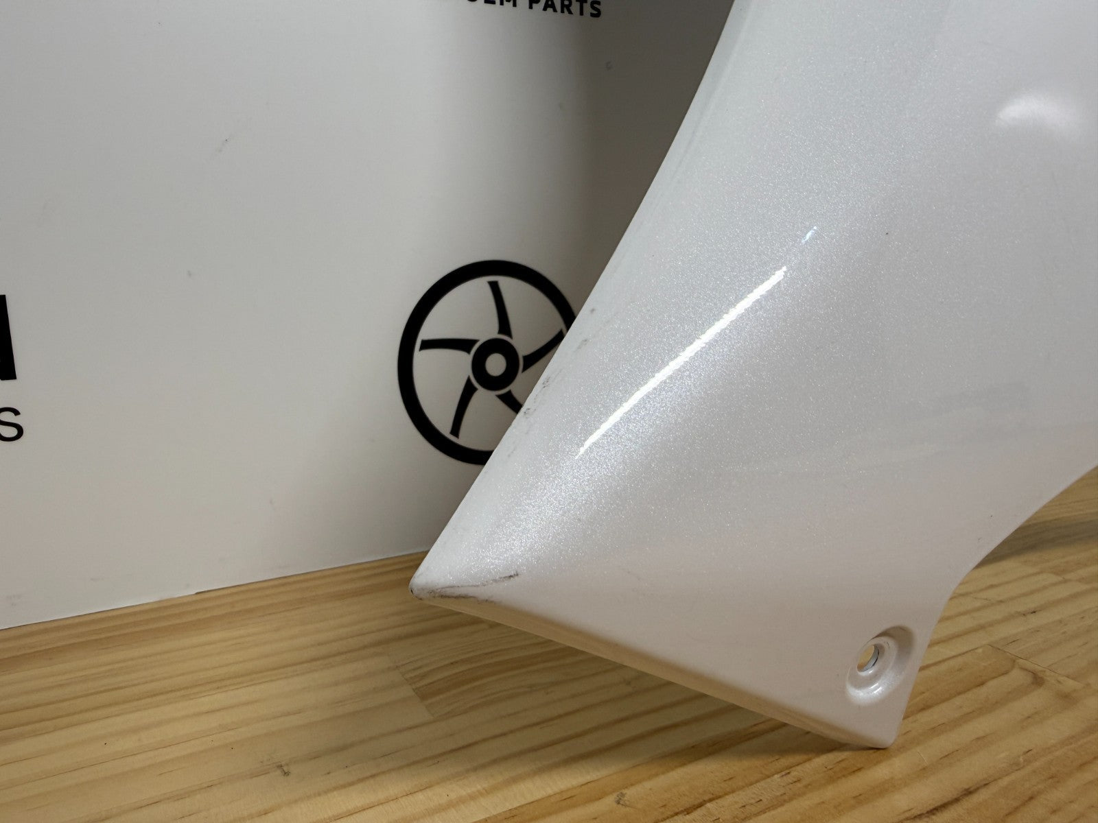 Yamaha YZF-R6 2017-2024 Left Outer Fairing White BN6-W283U-00-P0 Genuine OEM