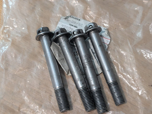 Kawasaki OEM Brake Caliper Bolts Cross Drilled x4 921531890