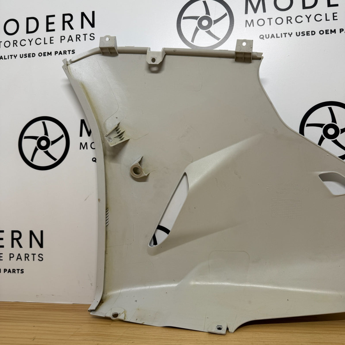 Ducati Supersport 950S 2021-2024 Right Lower Fairing White 4801C071AB Genuine