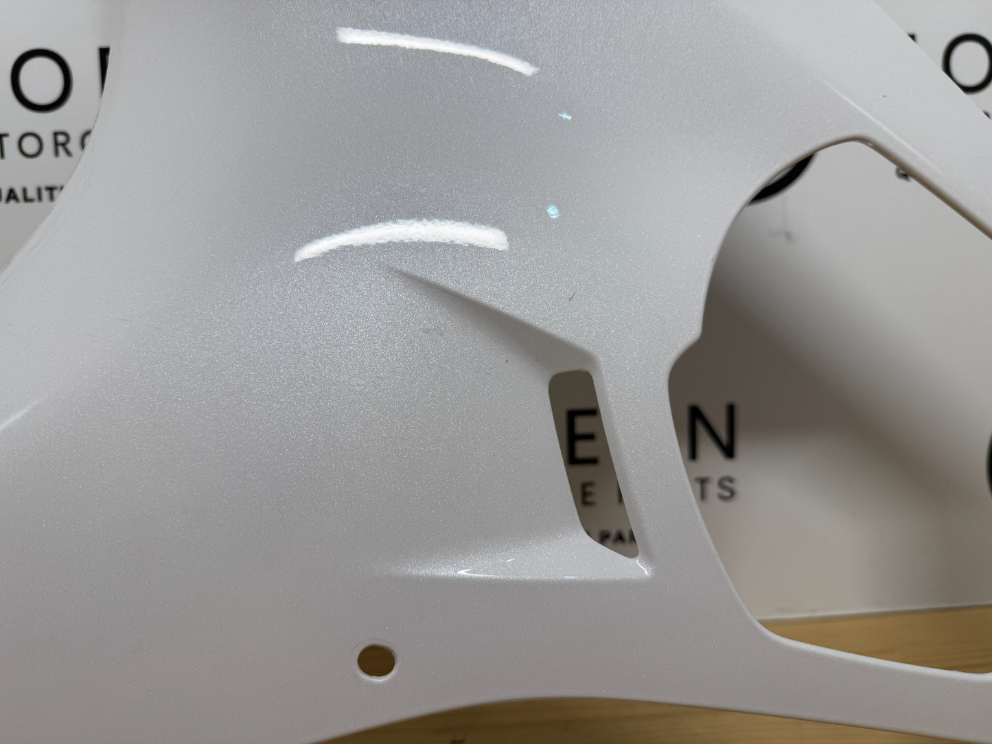 Yamaha YZF-R6 2017-2024 Left Outer Fairing White BN6-W283U-00-P0 Genuine OEM