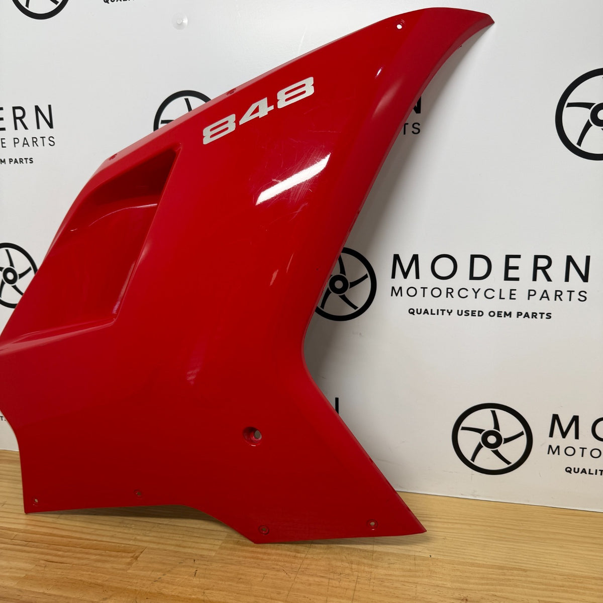 Ducati SBK 848 2007-2013 Right Fairing Red 48032293A Genuine OEM