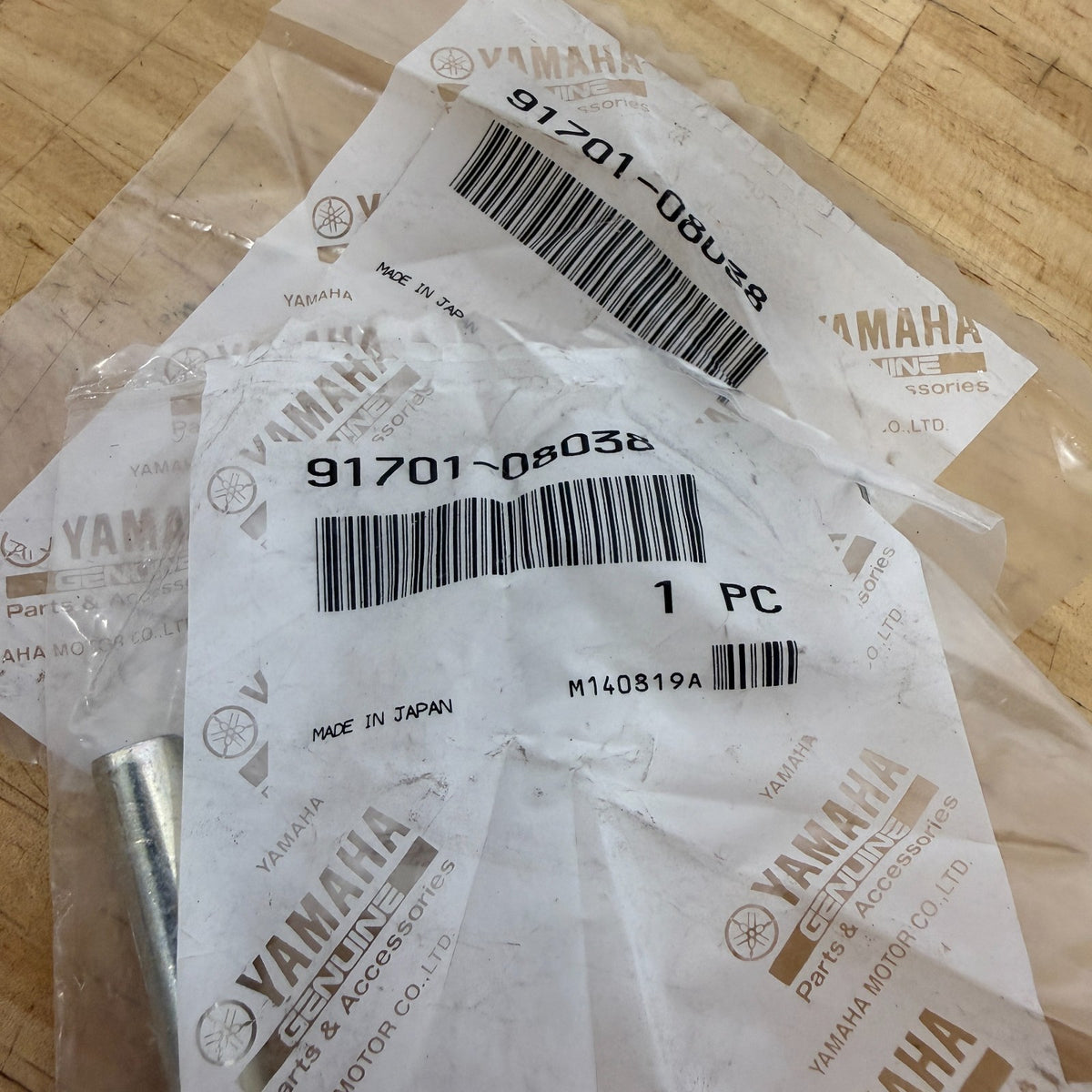 Yamaha Footpeg Clevis Pin 91701-08038 Genuine OEM