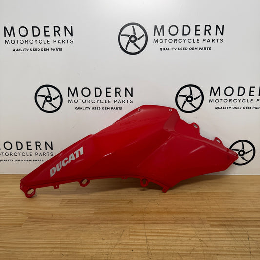 Ducati Multistrada 1200 2010-2014 Left Tank Fairing Red 48062951A Genuine OEM