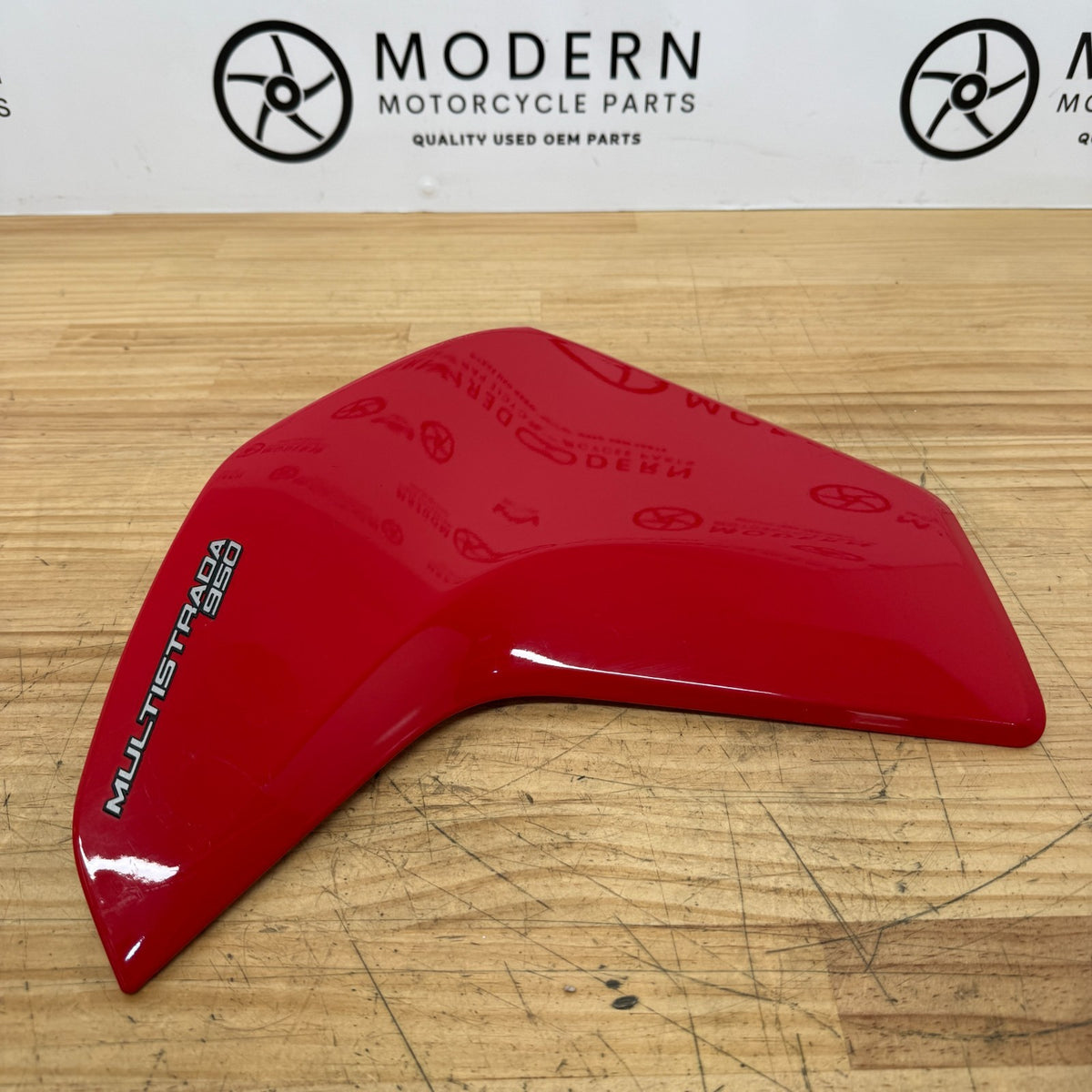 Ducati Multistrada 950 1200 Left Radiator Fairing Red 48016851A Genuine OEM
