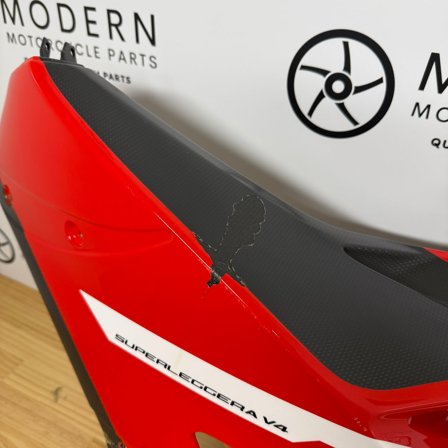 2021 Ducati Superleggera V4 Left Upper Half Fairing 48014041BA OEM Genuine