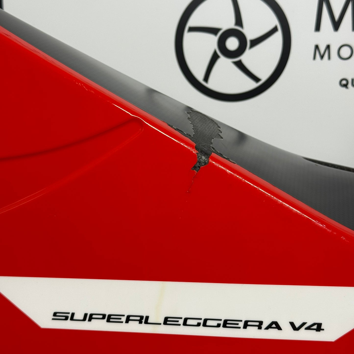 2021 Ducati Superleggera V4 Left Upper Half Fairing 48014041BA OEM Genuine