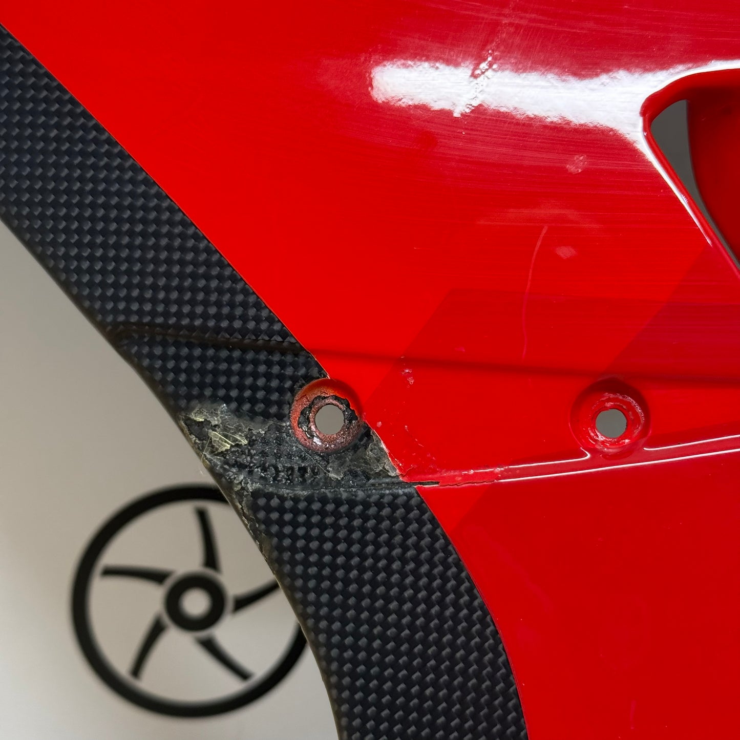 2021 Ducati Superleggera V4 Left Upper Half Fairing 48014041BA OEM Genuine