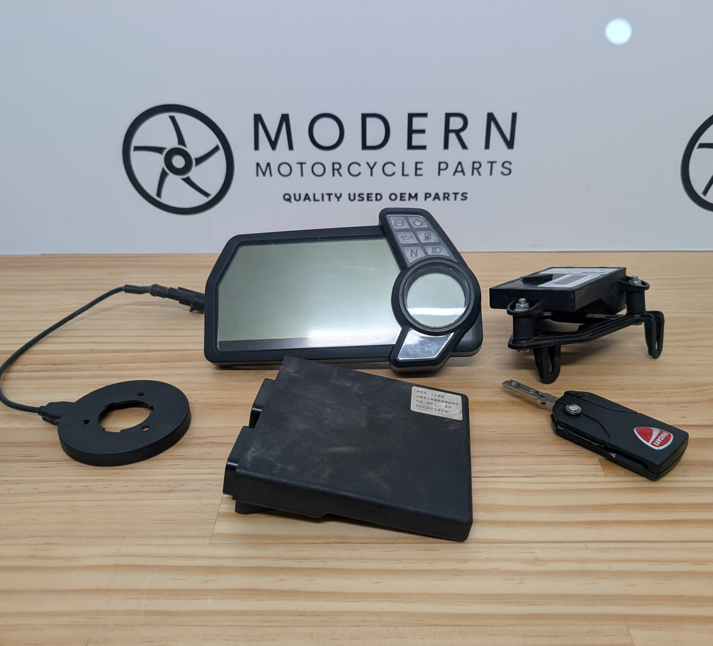2011 Ducati Multistrada ECU Dash and Keyset